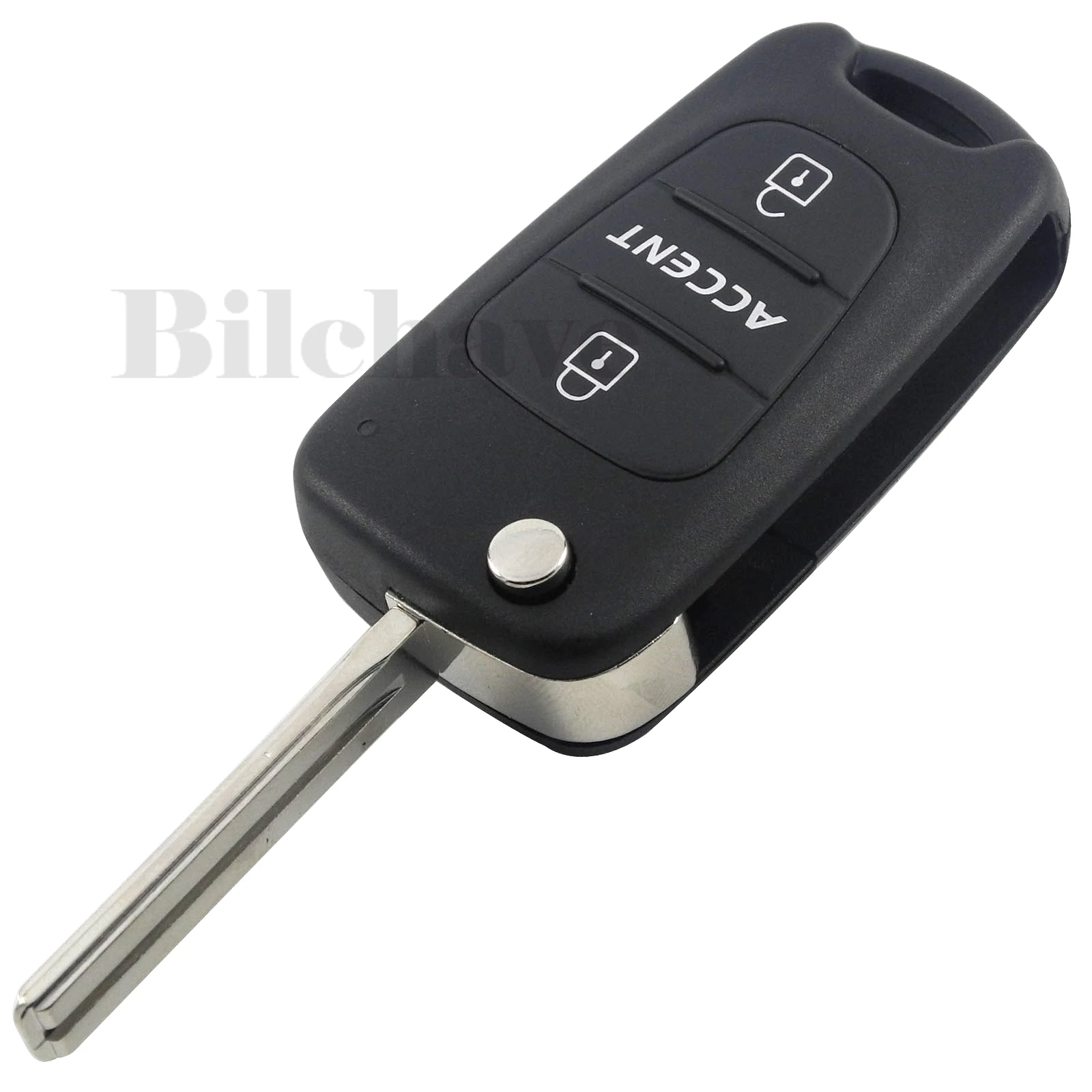 jingyuqin Flip Folding Remote Key Shell 3 Buttons Fob For Hyundai Accent Keyless Entry Cover Car Alarm Housing HY18 TOY40 Blade