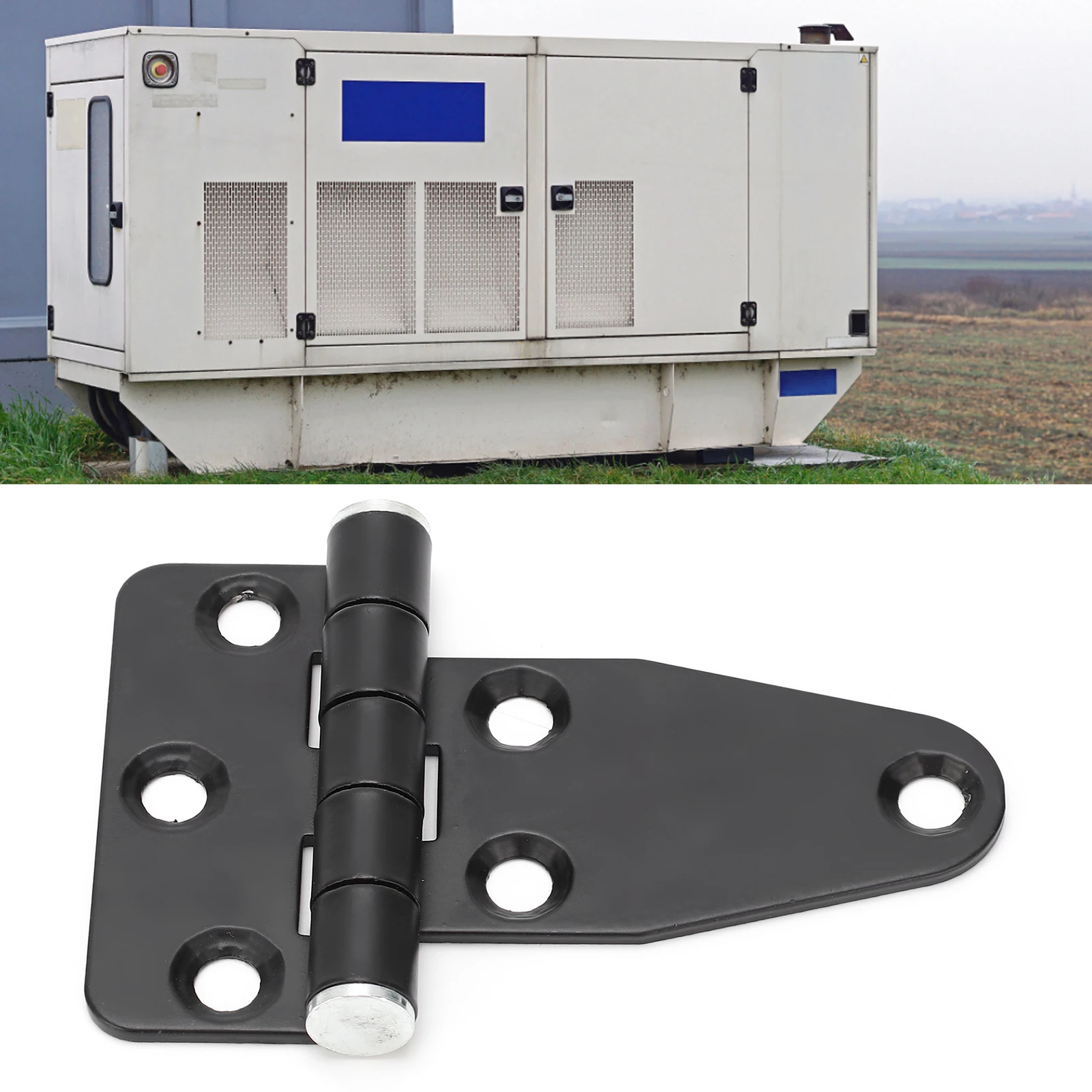 Stainless Steel Cabinet Hinge T‑Shape Gate Hinge Stainless Steel Cabinet Hinges Shutter Hinge for Electric Generator
