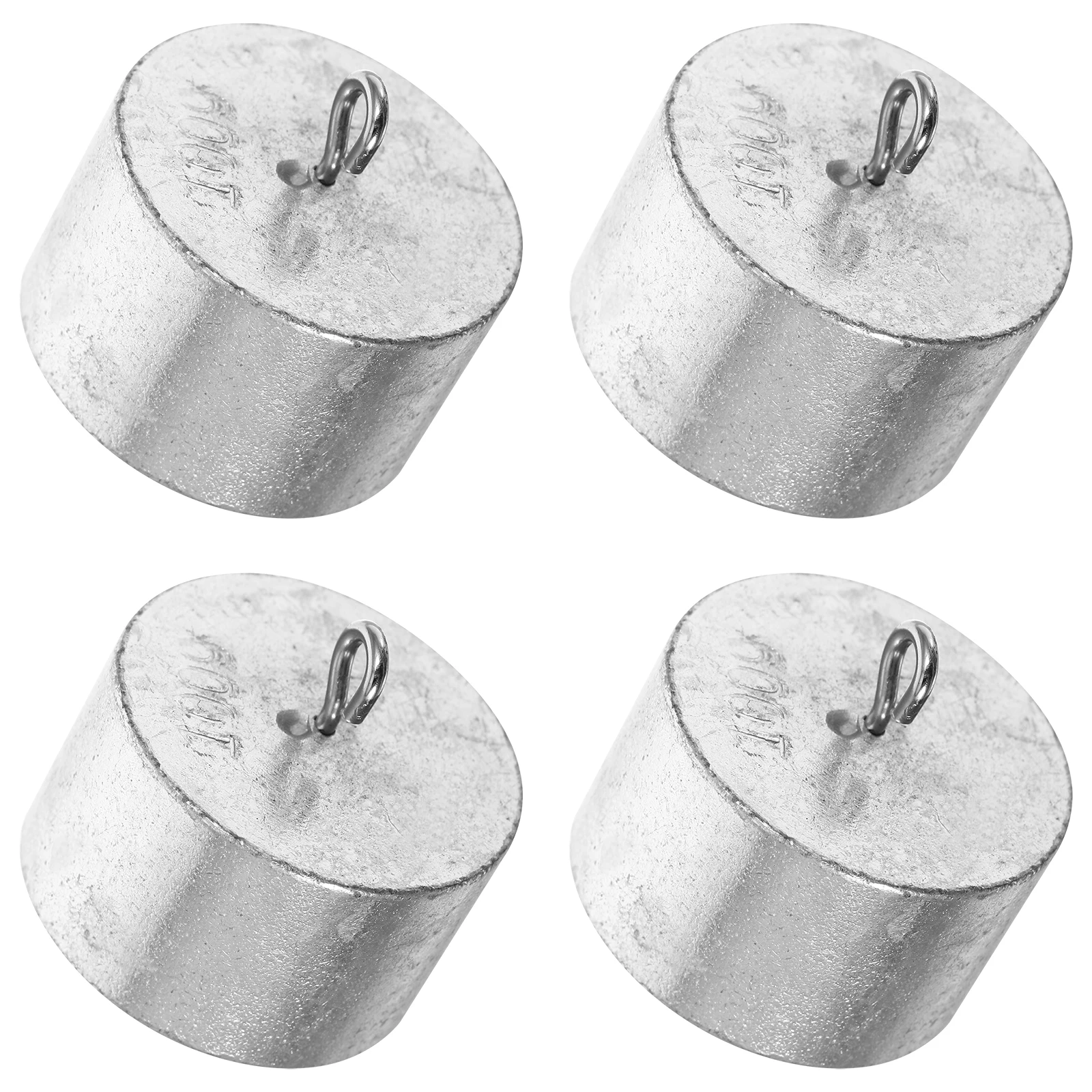 

4pcs High Precision Calibration Weights Set 200G Each Iron Laboratory Mass Double Hooked For School Science Experiments Lab