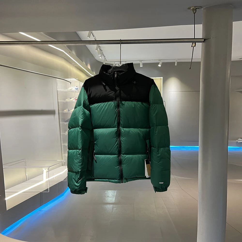 Classic 1996 Logo Embroidery Down Jacket Men Women Streetwear HipHop White Duck Down Coat Men Down Jackets Winter Coat