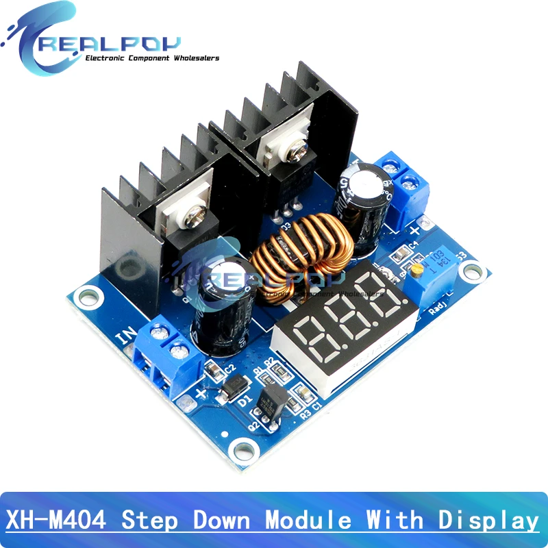 XL4016E1 XL4016 High Power DC Voltage Regulator DC-DC XH-M401 M404 Stetp-down Buck Module with Maximum 8A Tire Voltage Regulator