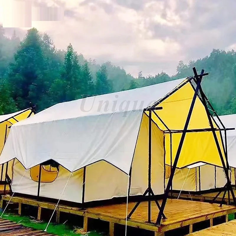 Wodoodporny namiot kempingowy na zewnątrz, wakacyjny Glamping, luksusowe zakwaterowanie, Living Eco, pustynny pokój hotelowy, Hotel