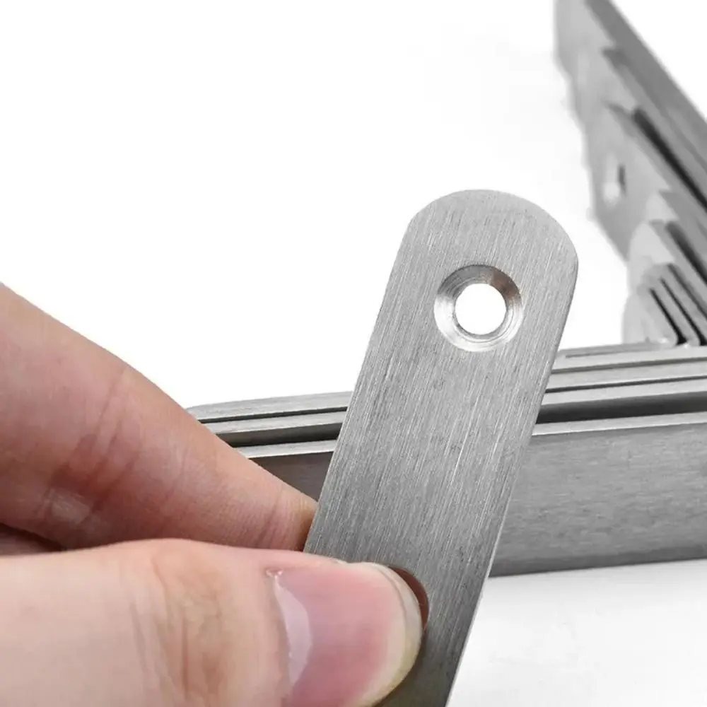 1Pcs Cabinet Screens Wall Angle Bracket Furniture Fastener SUS304 Stainless Steel Corner Brace Joint L Shape