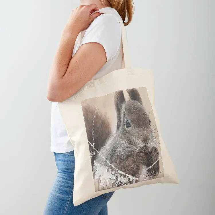 

Oh! Squirrel! Tote Bag Canvas bag sacs de shopping Canvas stote bag Portable shopping