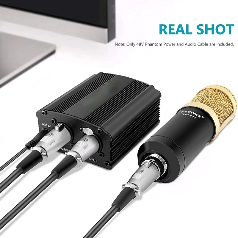 48V Phantom Power Supply for Condenser Microphones