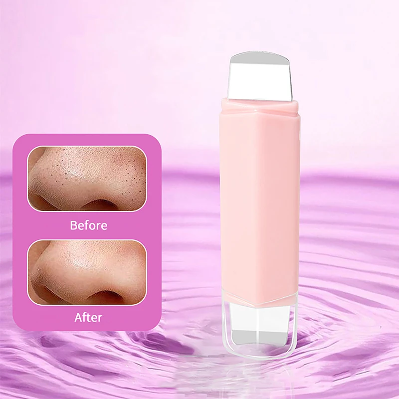 Outil d'élimination des points noirs du visage à Double tête, grattoir pour le nettoyage en profondeur, spatule du visage, dissolvant de points blancs du nez, outil de soins de la peau