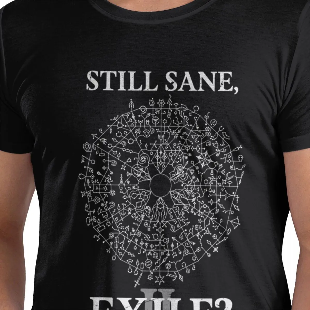 

Футболка Path Of Exile 2, 100% хлопок Still Sane Exile, мужские футболки большого размера, мужские футболки с круглым вырезом и коротким рукавом, S-6XL