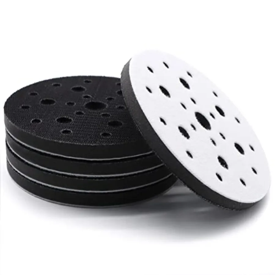 terface Pads, 2 s Hook and Loop Soft Density Sponge Cushion Buffer Backing Pad, Foam Sandg terface Pads for Orbital Sander Auto