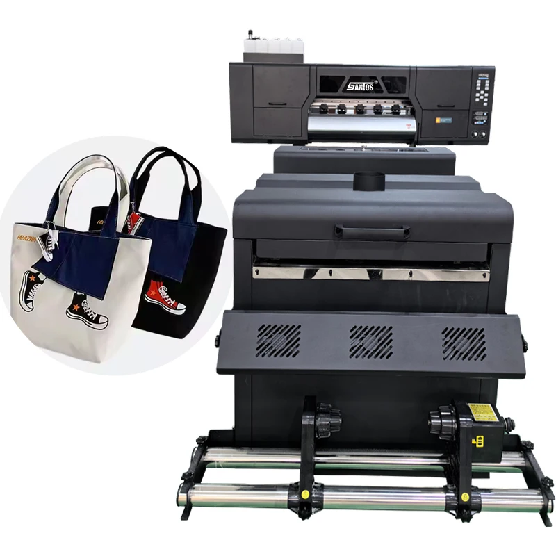 24 Inch DTF Printer Hoson Software XP600/I3200A1 Heads 60cm DTF Printer and Shaking Dryer Automatic A1 DTF Inkjet Plotter