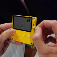 Retro portable mini handheld game console creative hand crank classic black and white screen