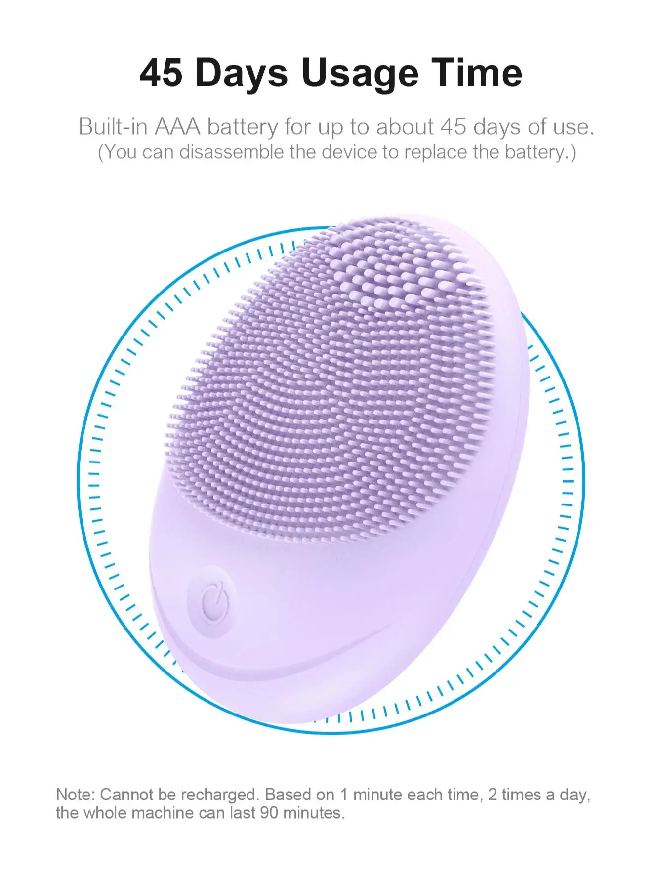 الكهربائية سيليكون منظف للوجه مدلك جهاز تجميل الاهتزاز تنظيف المسام بالموجات فوق الصوتية هزاز #6