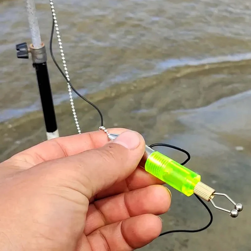 Carp Fishing Bite Alarm With LED Light Annunciator For Carp Fishing Tackle Equipment Fishing Alarm Indicator Fish Bell view 3
