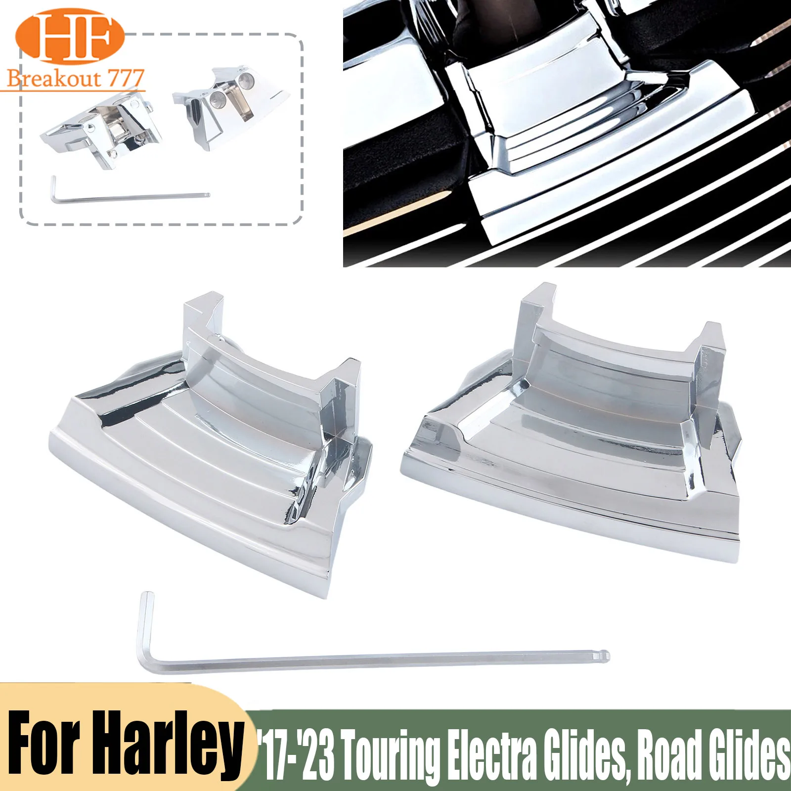 For Harley '17-'23 Touring Electra Glides, Road Glides Spark Plug Covers