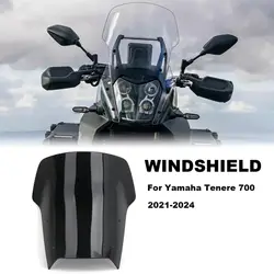 For Yamaha Tenere700 TENERE tenere 700 2021 2022 2023 2024 Motorcycle Deflector Black/Smoky/Transparent Lens Windshield Windscre