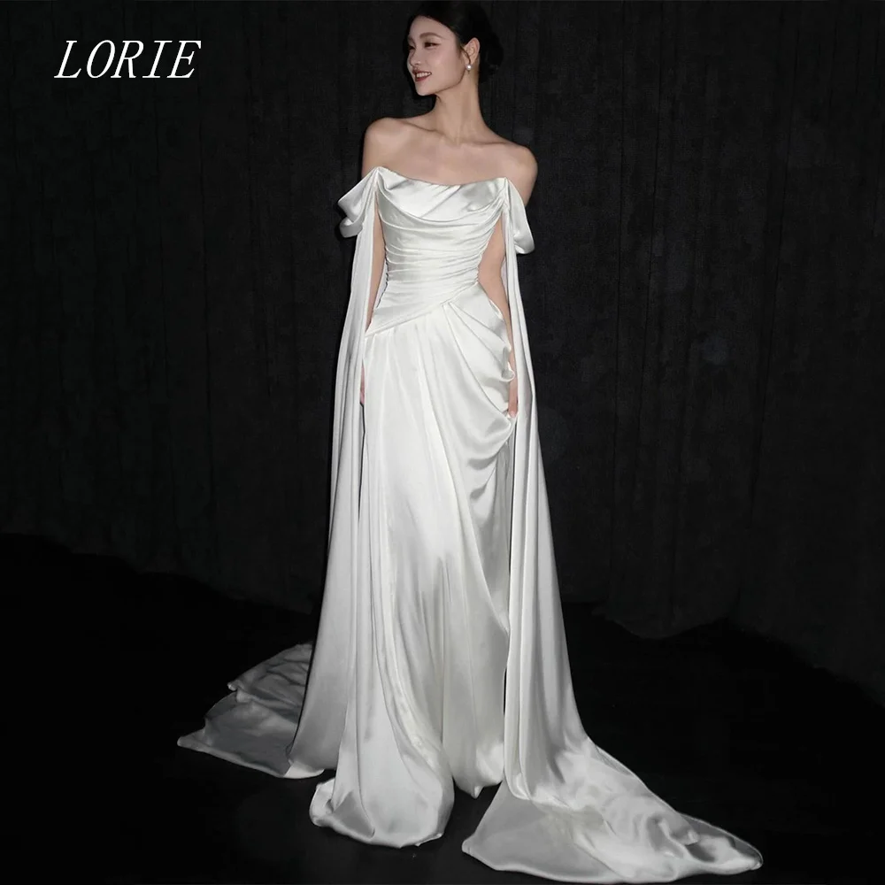 

LORIE Luxury Mermaid Wedding Dress Elegant Off The Shoulder Bridal Dresses Korean Brand Temperament Wedding Gown Customized 2026