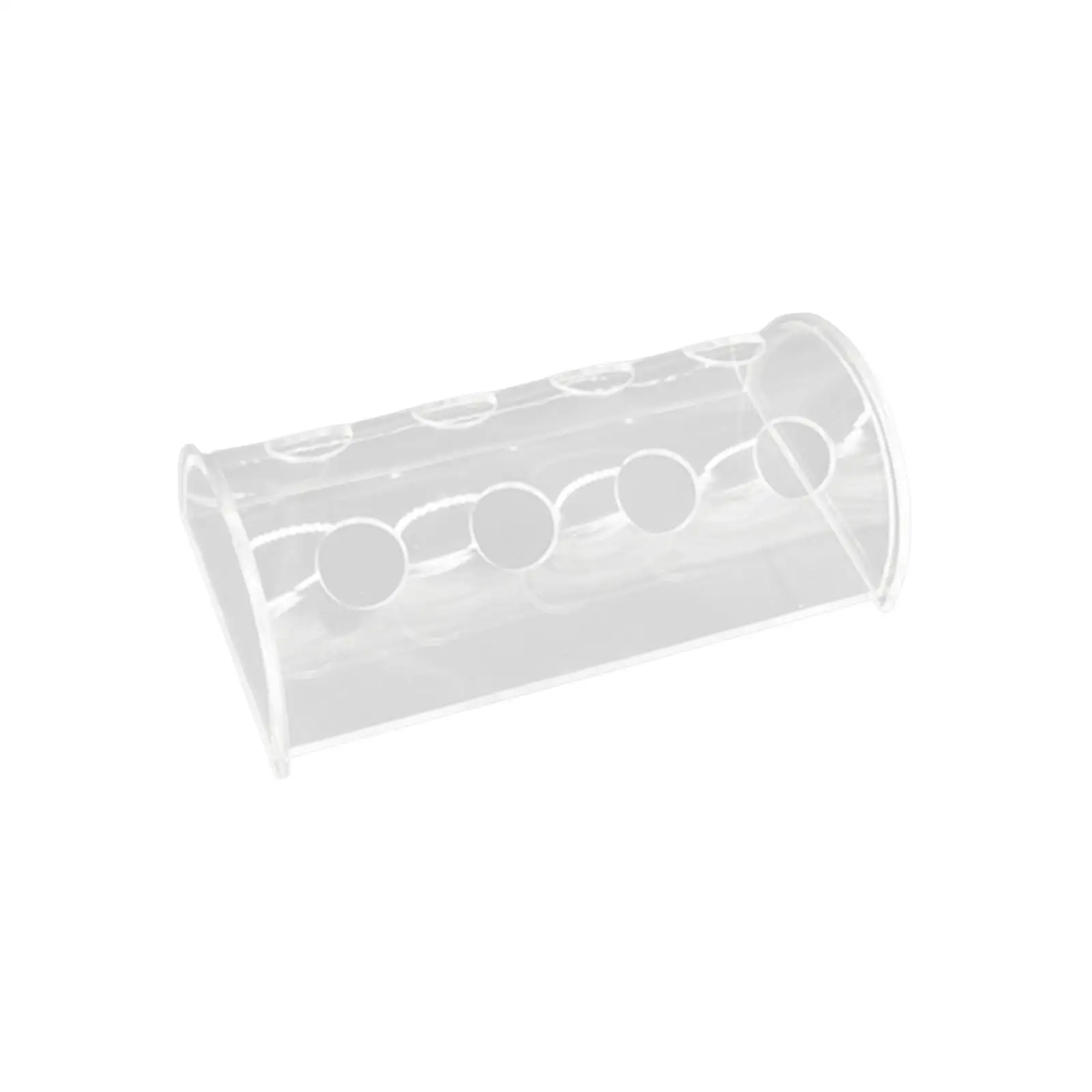Clear Acrylic Semicircle Flower Vase DIY Floral Arrangements Pot Elegant Valentines Gift Accessories Photo Prop Decoration