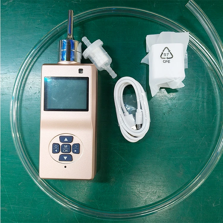 Handheld Gas Detector Biogas Analyser Co2 Co Ch4 H2s Food Packing Factory N2:0-100%VOL