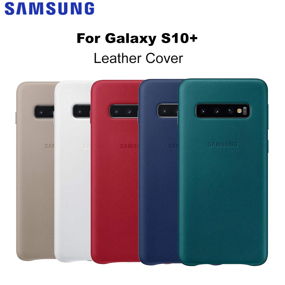 

Оригинальный кожаный чехол для Samsung Galaxy S10 + износостойкий чехол для телефона из натуральной кожи, высококачественный кожаный защитный чехол