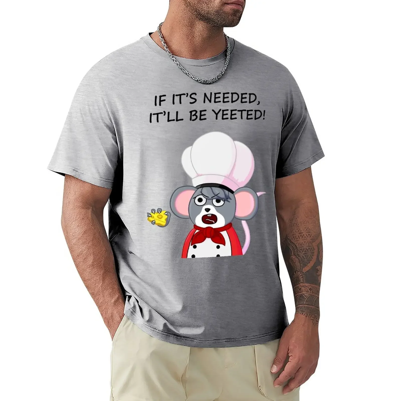 If it's needed, it'll be yeeted! T-Shirt quick drying kawaii clothes mens graphic t-shirts hip hop