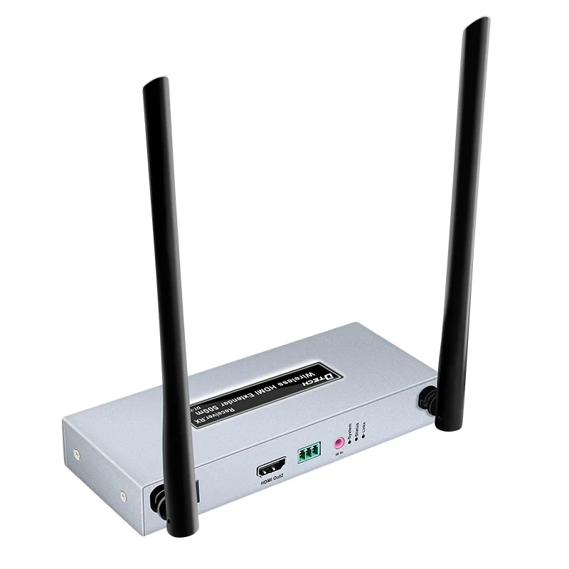 Dtech Lange afstand TX RX 500m Audio en Video HD 1080p@60hz 4k 3d HDMI Rs232 Wifi hdmi Draadloze zender en ontvanger