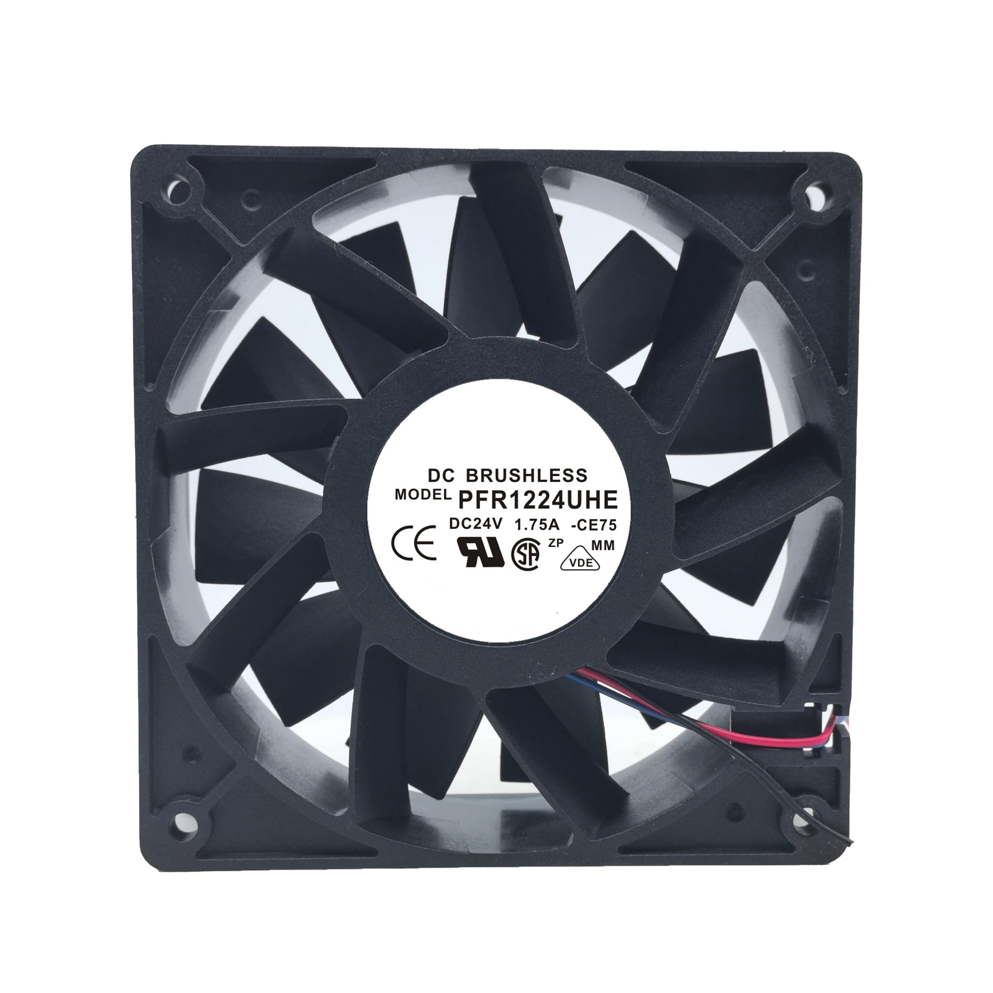 New Cooling Fan PFR1224UHE DC 24V 1.75A 12cm 12038 120x120x38mm 3-Wire