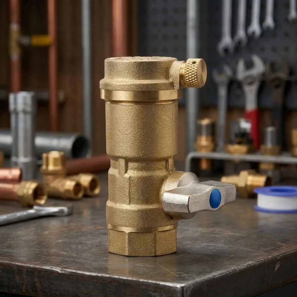 Brass Automatic Air Vent Valve 1/2 3/4 1 Inch For Home Heating Systems Radiator Boiler Pressure Release