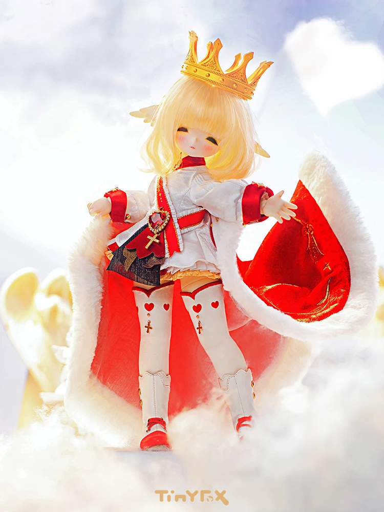 Pre-sale Tinyfox 1/6 Fox King Mjd Dolls With Movable Joints Bjd4 Points Official Genuine Bjd Doll 2d Girl Heart