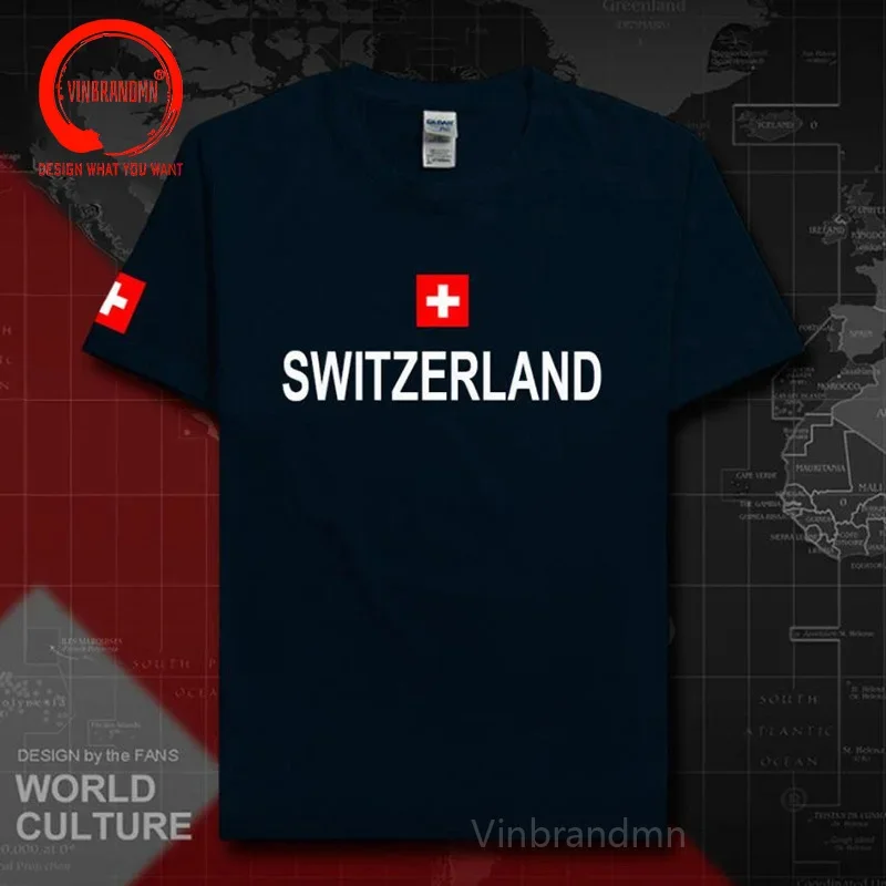 Swiss Confederation Switzerland T Shirt Men 2022 T-shirt Nation Team Cotton Tee Fans Country CHE CH Confoederatio Helvetica Tees