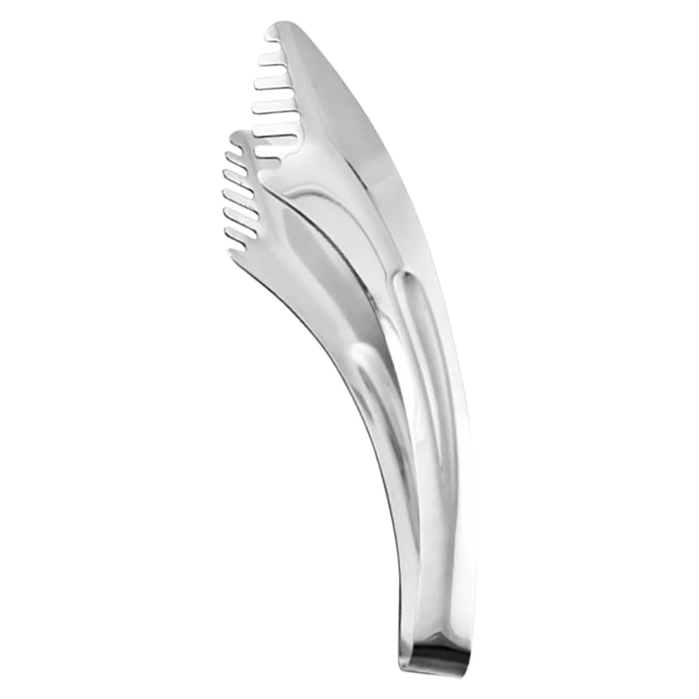 

1Pcs Stainless Steel Food Tong Portable Strong Rust Proof Kitchen Utensil Bread Salad Bbq Pasta Serving Clip Households Picnic
