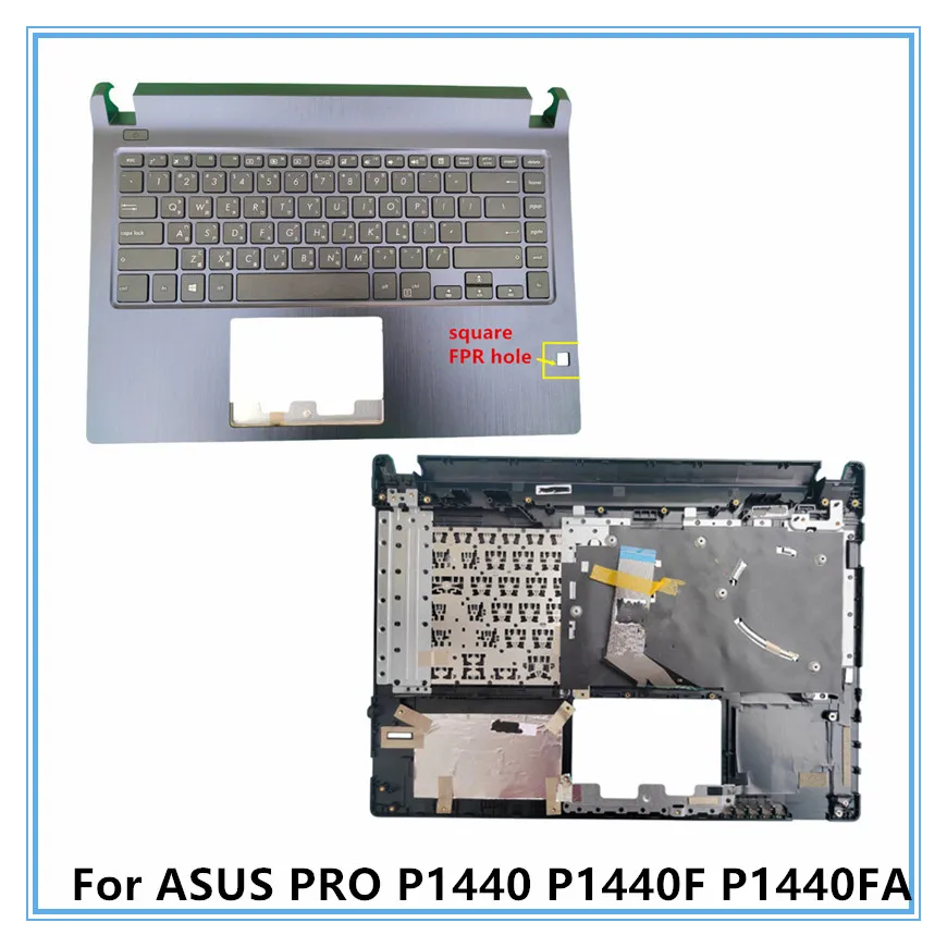 

Комплект палмреста для ASUS PRO P1440 P1440F P1440FA P1440UF P1440UA с традиционной китайской клавиатурой и отверстием для сканера отпечатков пальцев