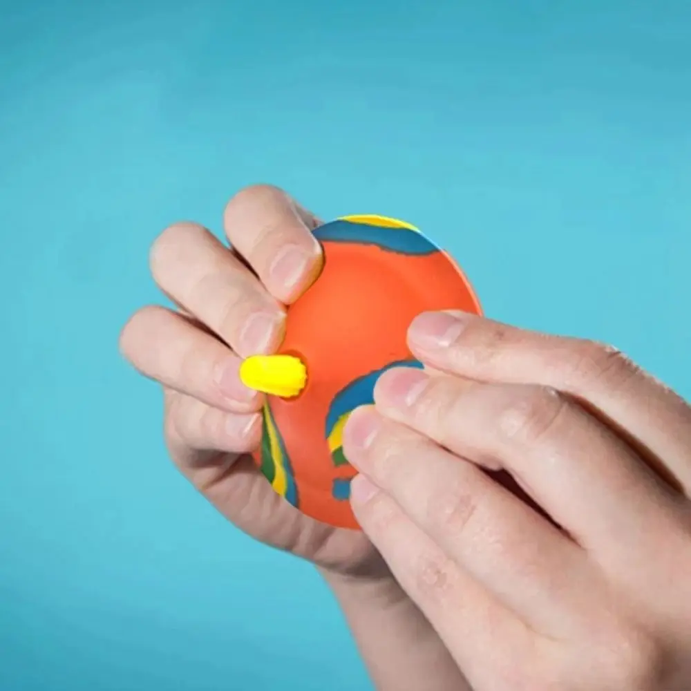 2 pièces amusant roman Anti-Stress balle rebondissante Hip Hop Pops bout des doigts haut rebond Spinner bol en caoutchouc saut Popper enfant jouet