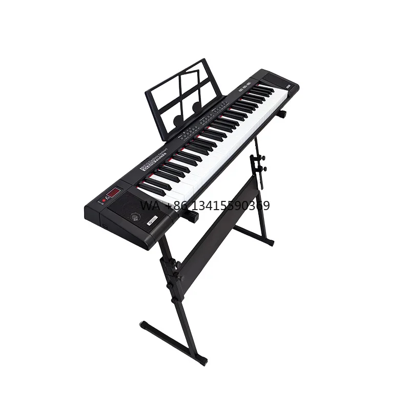 

Portable 61-Keystroke Electronic Keyboard for Home Use Practice Multifunctional Musical Instrument for Wholesale