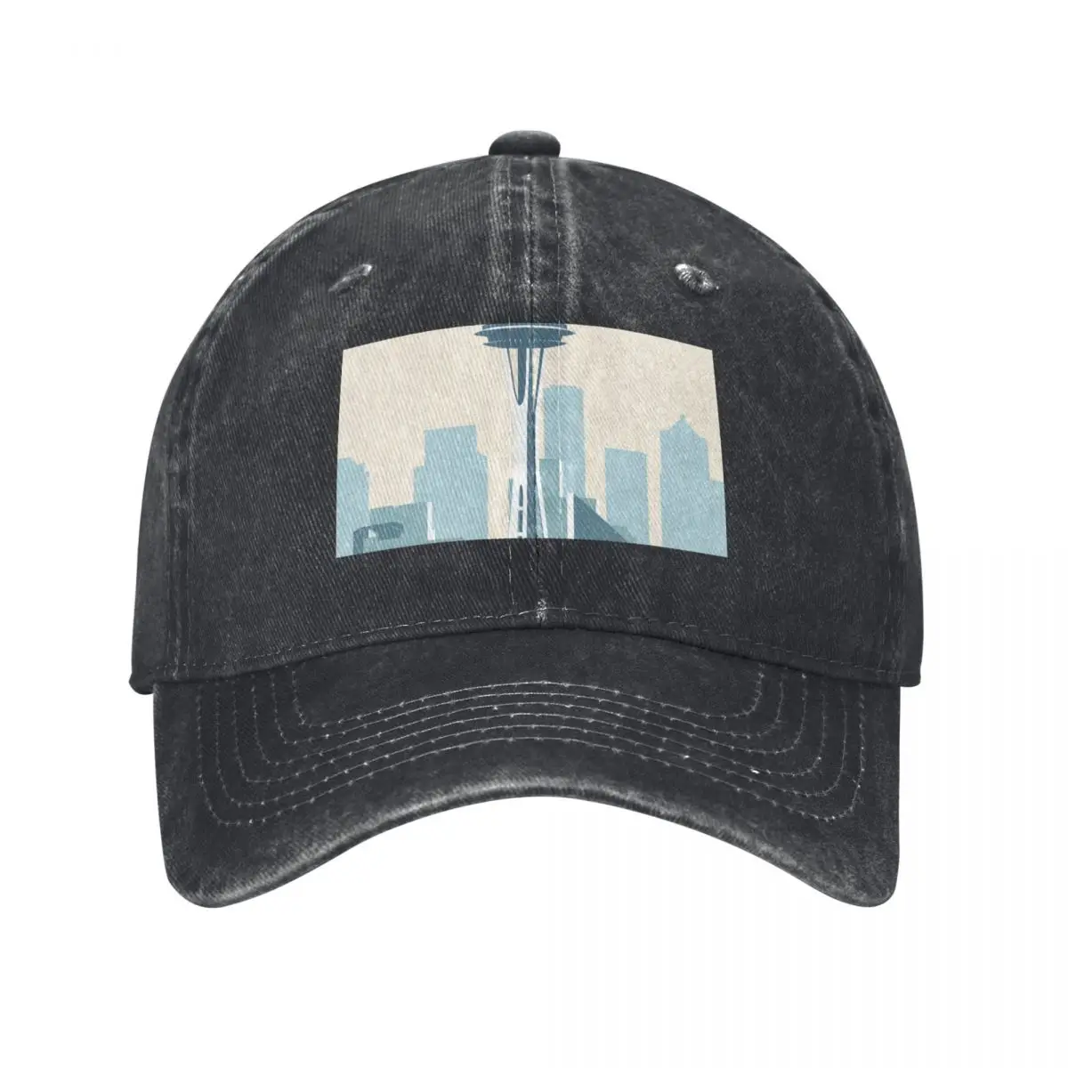 

Seattle Skyline Baseball Cap Sunscreen Military Tactical Cap Men's Baseball Women's