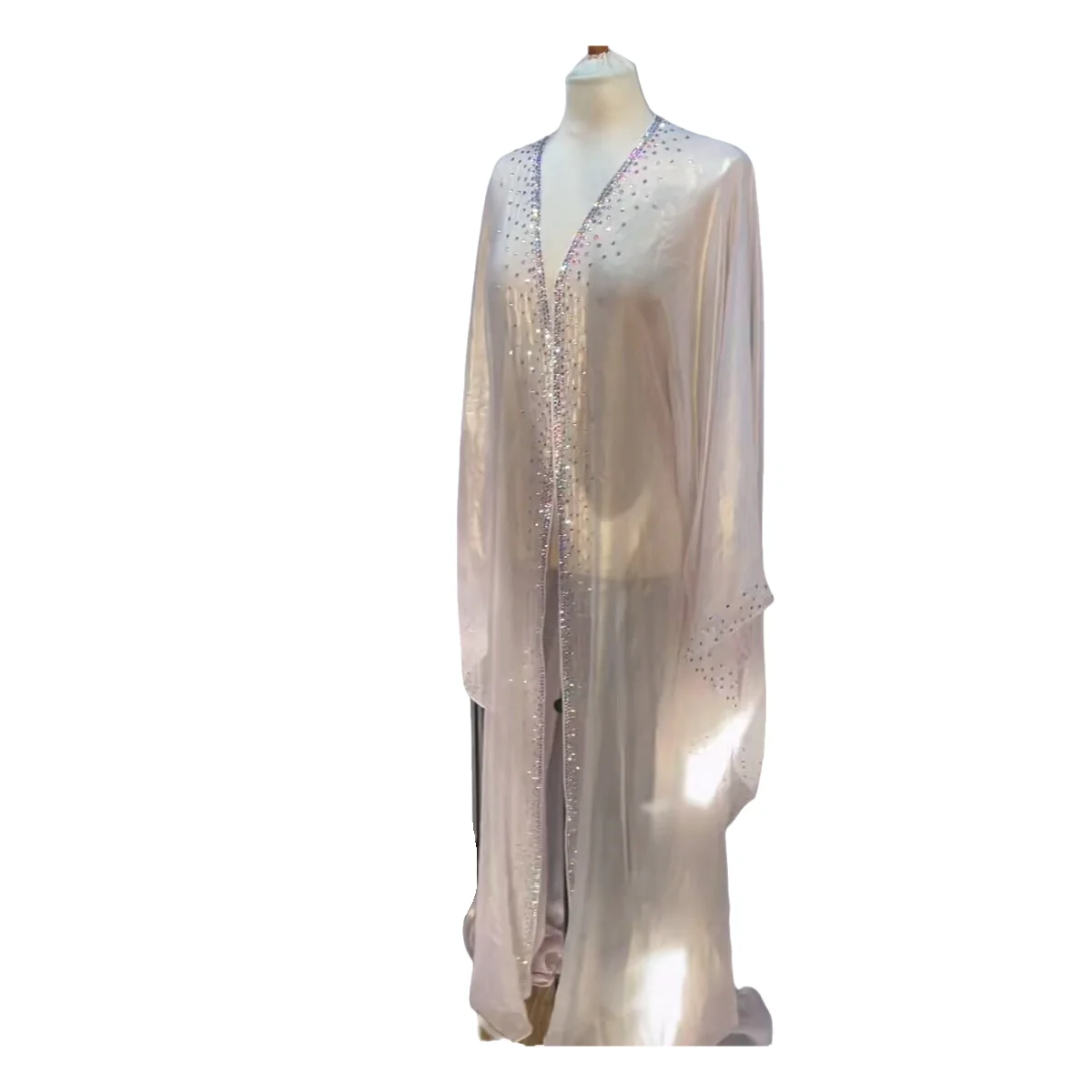 Belly Dancer, Adult And Children's High-End Customized Glitter Powder Black Pool AB Stone Practice Race Dress