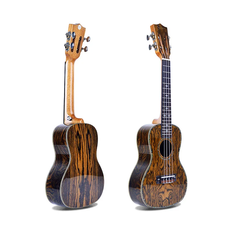 Ukelele de madera Bocote agradable de grado Hige de marca personalizada OEM SK-09