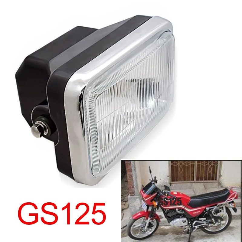 

Motorcycle Head Light for Haojue Suzuki Qingqi Dayang Jincheng Lifan GS125 HJ125 Square Shape Motor Bike Light System Front Lamp