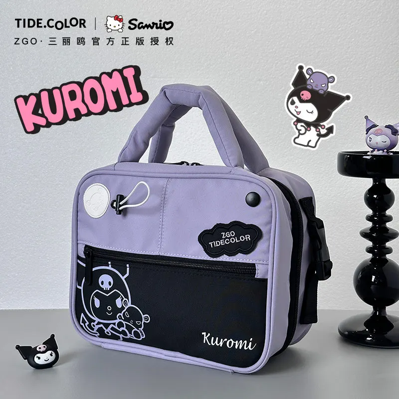 

Hello Kitty Sanrio Crossover Kuromi Large Capacity Travel Cosmetic Bag Portable Makeup Pouch