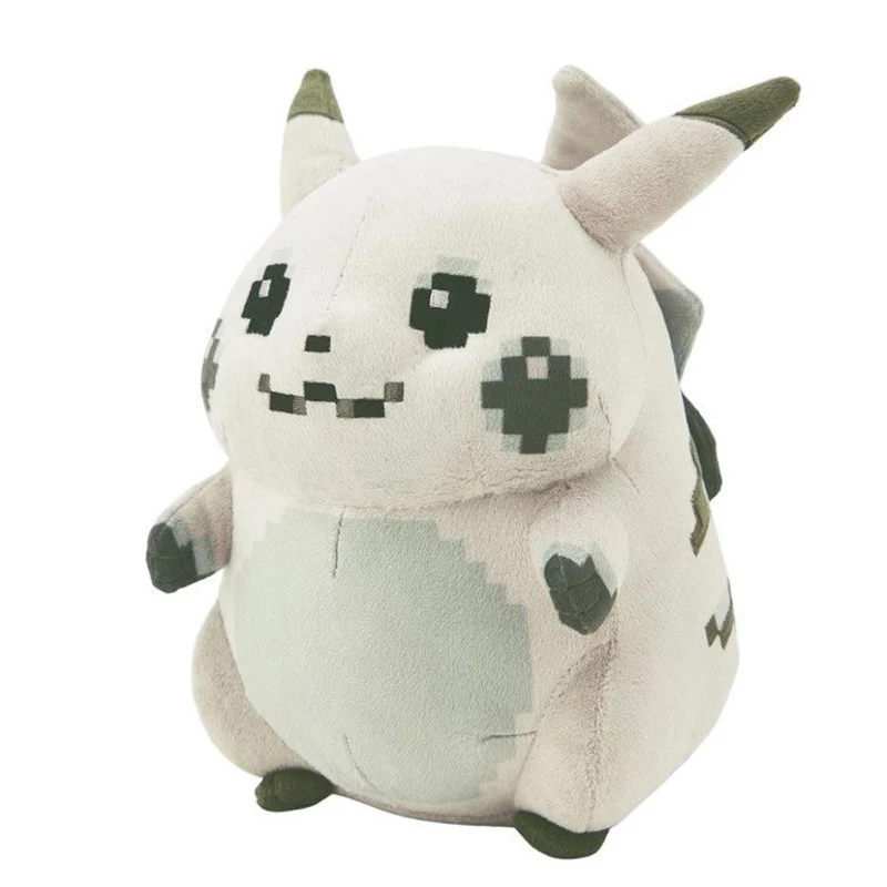 Original mit Etiketten, Initial Pikachu Plüschtiere, Pokémon 30. Jubiläumsausgabe, Pixel-Art-Stil, Pikachu Stofftier