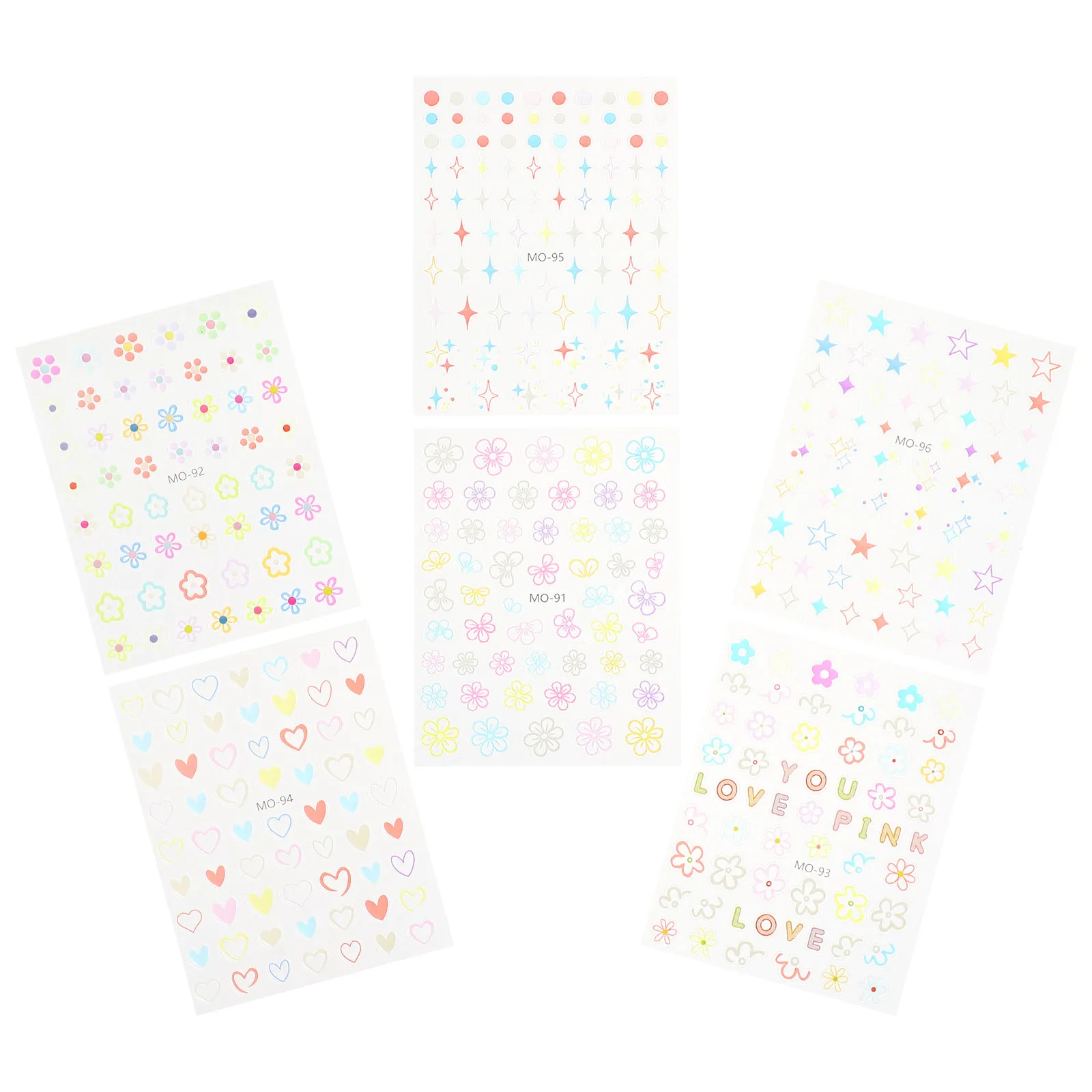 

6 листов 3D-наклеек для ногтей с тиснением, цветочный дизайн, для самостоятельного маникюра, декор для женщин, для вечеринок, свадеб, фестивалей, повседневного использования