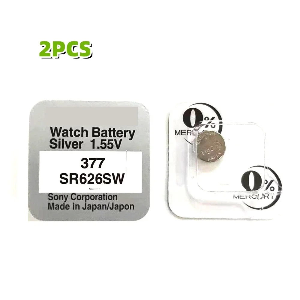 2-60 Stuks Originele Voor SONY SR626SW LR626 AG4 1.55V Batterijen LR66 377 377A Alkaline Batterij Horloge speelgoed Auto Afstandsbediening Knoopcel