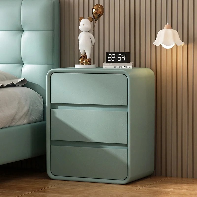 オーガナイザー低ナイトスタンド寝室の引き出しモバイル高級ベッドサイドテーブル収納ファイリングキャビネットリビングルーム Muebles ホテル家具