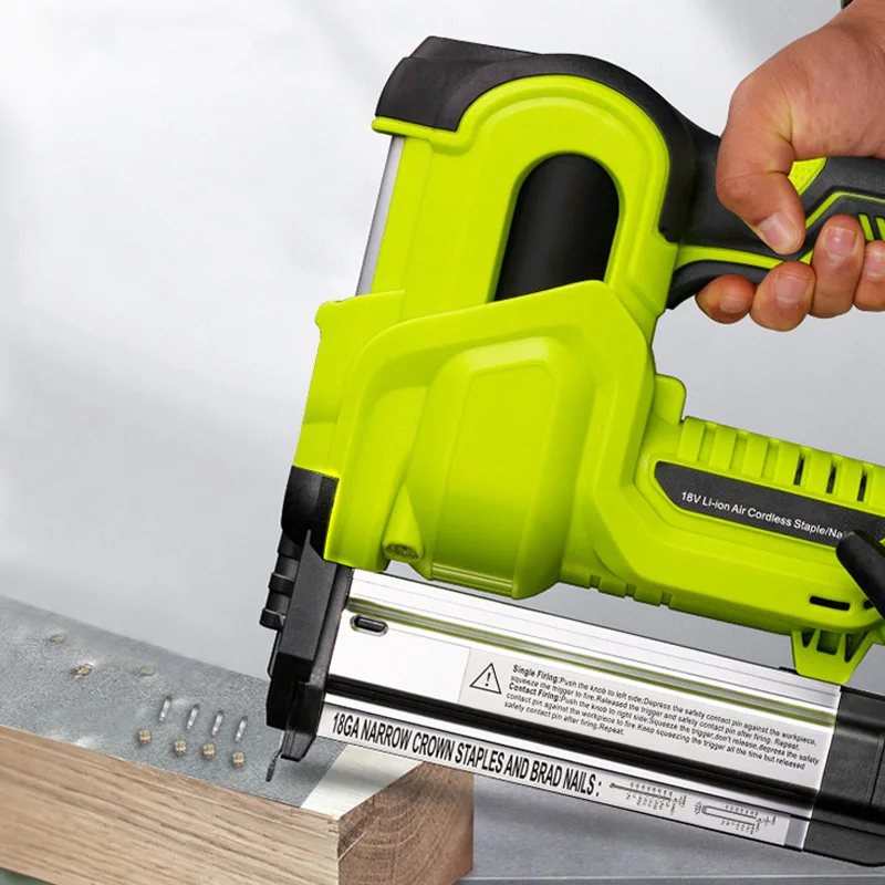 Wholesale High Speed Wear-resistance Nailer Cordless Air Stapler Lightweight Pneumatic Tool Straight Air Stapler Gun For Wood