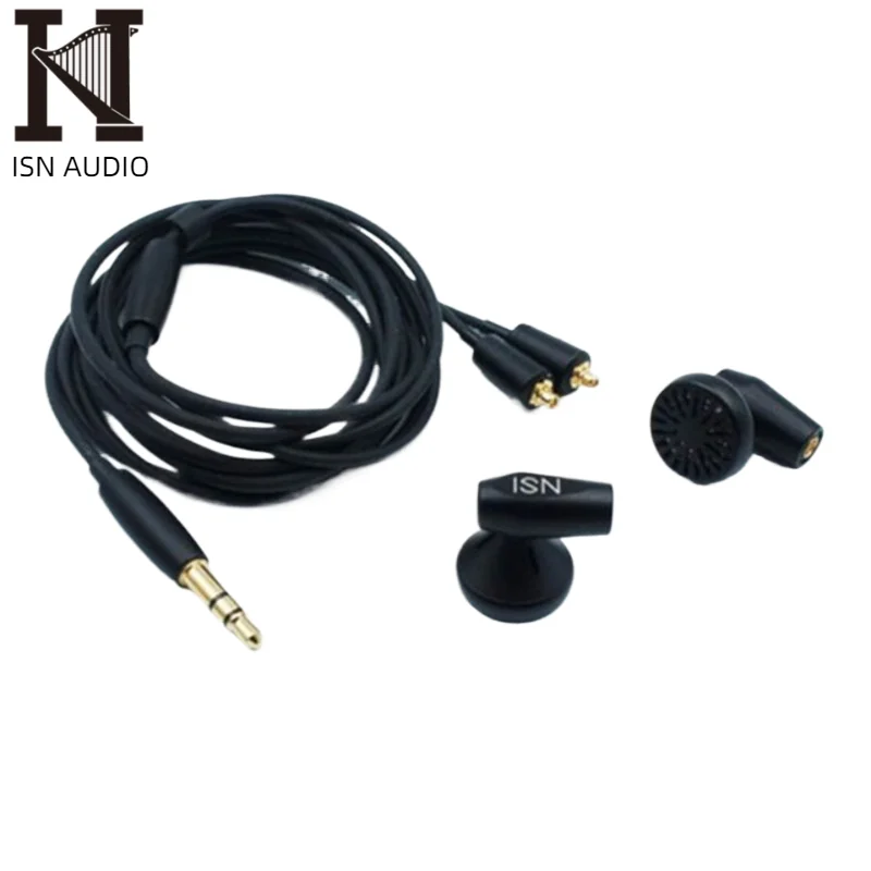 

ISN Audio RamboII 32ohm 14mm Single Dynamic Driver 1DD HiFi Flat-head Earbud with MMCX 3.5mm Plug Cable for MP3 Players/DAP/PC