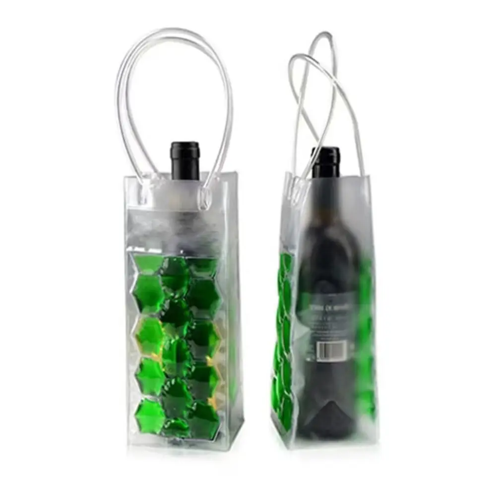 Wine Bottle Freezer Bag Portable Liquor Ice-Cold Tools Champagne Cooler Beer Cooling Gel Ice Carrier Holder With Handle