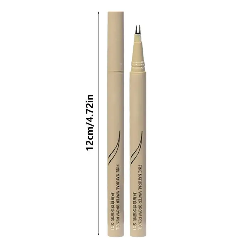 Double Tip Lower Lash Pen Waterproof Eyeliner Pen Long Lasting Waterline Eyeliner Ultra Fine Smooth Smudge Proof Quick Dry