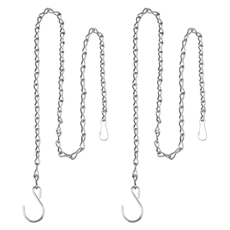 

YYSD 2 шт. подвесные цепи для цветочных горшков, корзин, кормушек для птиц, кашпо, фонарей, декоративных элементов