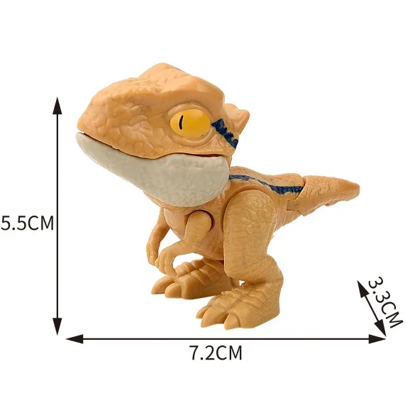 Jurassic Finger Dinosaurier Tyrannosaurus Modell Spielzeug für Kinder Finger Beißen Dinosaurier Bewegliche Gelenke Dinosaurier Spielzeug für Jungen Geschenk