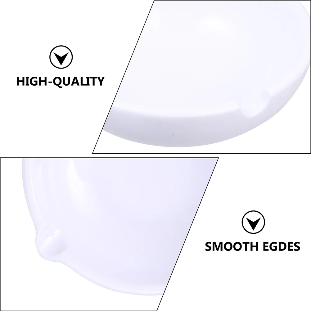

Ink Plate Pen Rest Chinese Dishes Imitation Porcelain Small Tray Multifunctional White