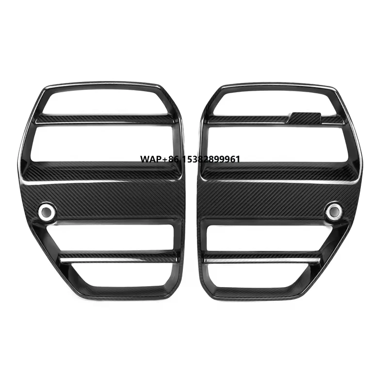 

For G80 M3 G82 M4 Dry Carbon Fiber Front Grille Accessories Vorsteine Style Grill