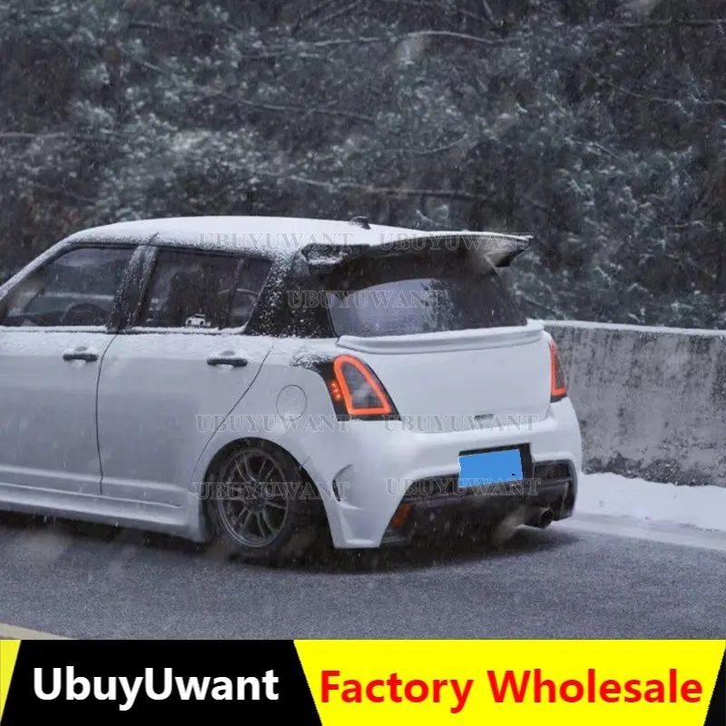 

For Suzuki Swift Spoiler 2005 2006 2007 2008 2009 2010 2011 2012 high quality Carbon Fiber rear boot Wing